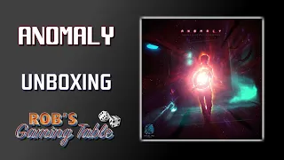 Anomaly Board Game Unboxing