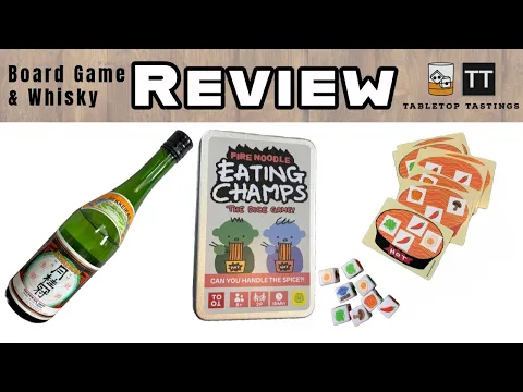 Fire Noodle Eating Champs The Dice Game and Gekkeikan Sake - Board Game & Drink Pairing - Sip & Play