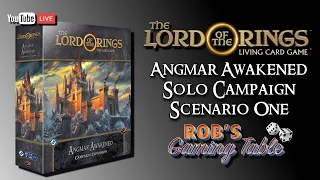 Lord of the Rings Card Game Solo Angmar Awakened Campaign #1