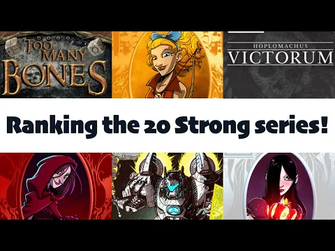 20 Strong series ranking (review copies provided)