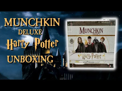 Harry Potter Munchkin Deluxe Game Unboxing!!!!!!
