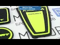 Видео Ворсовые коврики панели приборов Sport с флуоресцентным указанием модели для Лада Калина 2