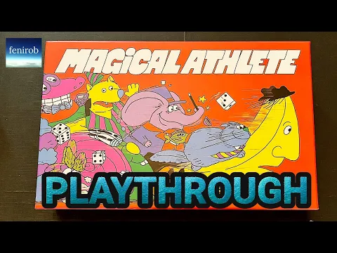 Magical Athlete Board Game | Playthrough (3 Players)