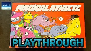 Magical Athlete Board Game | Playthrough (3 Players)