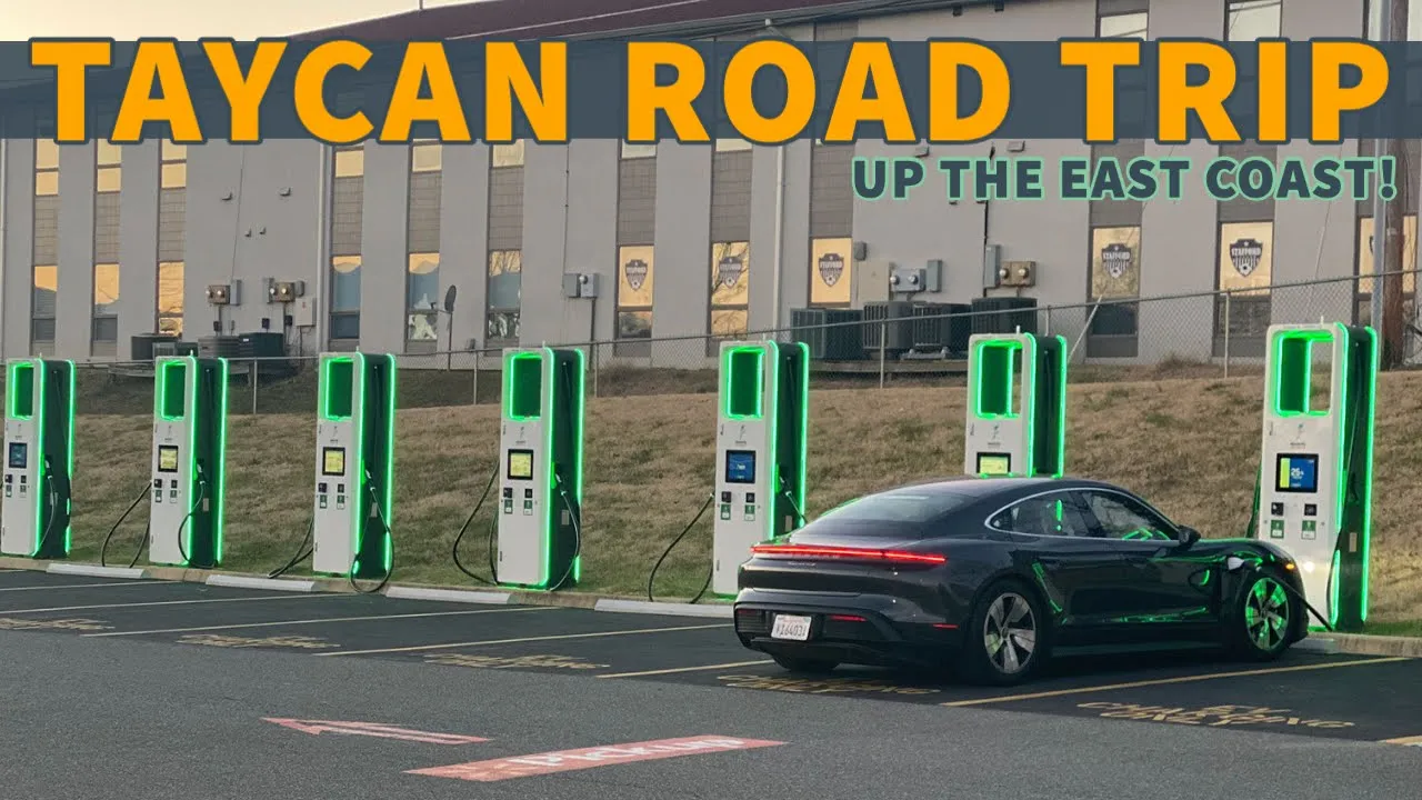 Taycan 4S Road Trip Up The Whole East Coast! South Florida To NYC In The Electric Porsche