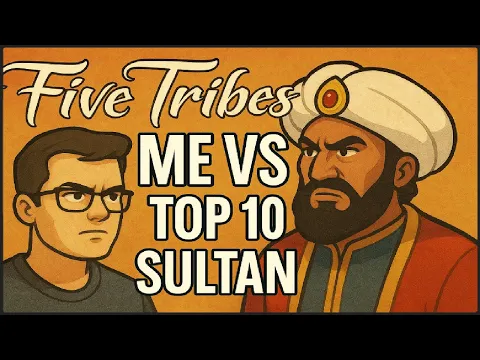 Me VS a Top 10 Five Tribes Player | Board Game Arena