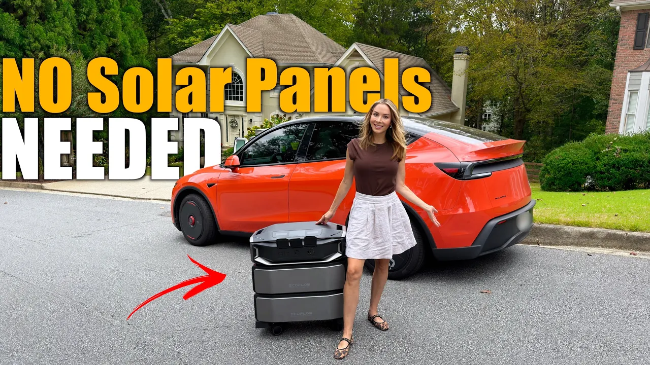 I Powered My Whole Home w/ This TINY Solar Generator