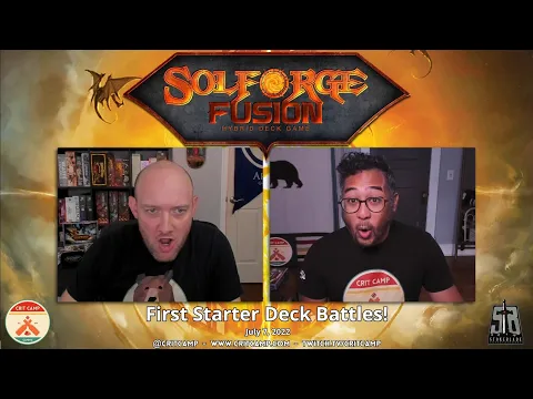 Solforge Fusion - Kickstarter Starter Deck Battles - Crit Camp