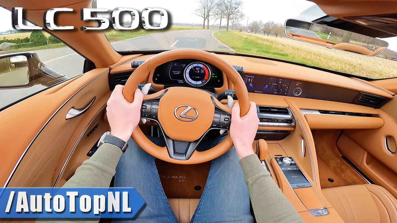 2021 Lexus LC500 Convertible 5.0 V8 N/A SOUND & POV Drive by AutoTopNL