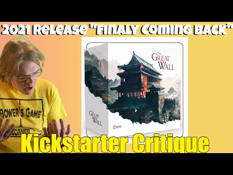 The Great Wall Reprint - Kickstarter Critique Review