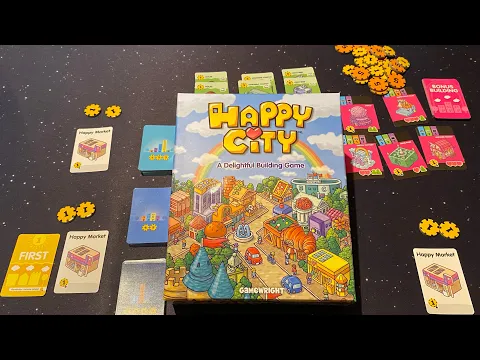 A Delightful Happy Light Card Drafting Game - How Lou Sees It Video Review 