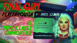 Final Girl board game playthrough - Mrs. Clause vs Krampus