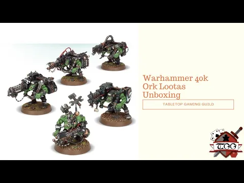 Warhammer 40k Ork Lootas Unboxing