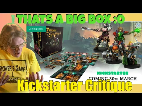 Dungeon Saga Origins – your adventures start here - Kickstarter Critique Review