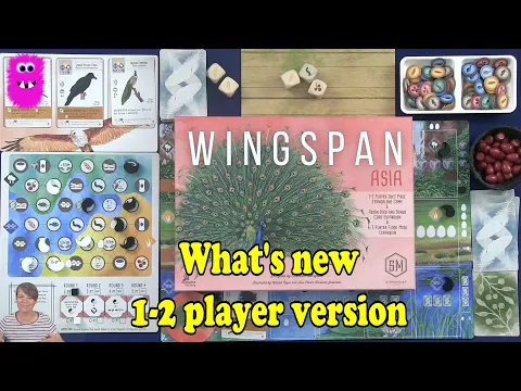 Wingspan Asia Standalone Game, What's different compared to Wingspan