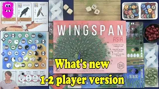 Wingspan Asia Standalone Game, What's different compared to Wingspan