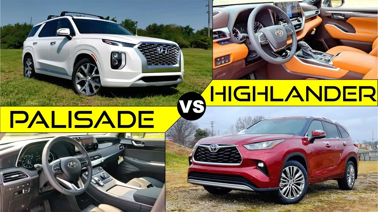 3-ROW LEADERS! - 2021 Hyundai Palisade vs. 2021 Toyota Highlander: Comparison