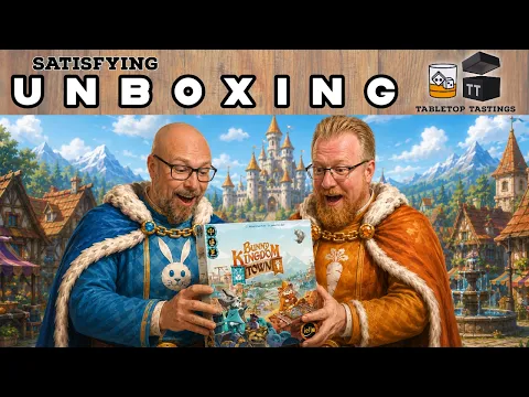 Bunny Kingdom Town Board Game Unboxing | Steve & Les React