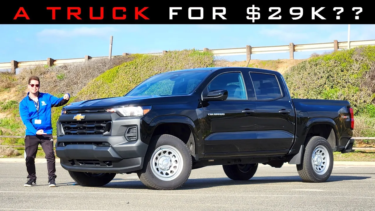 2023 Chevy Colorado WT // The Most Affordable Model is Surprisingly Good! ($29,000)