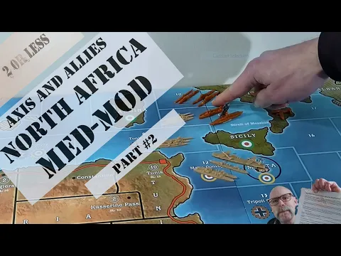 Axis And Allies North Africa Med-Mod Gameplay #2