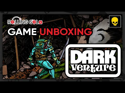 Dark Venture: 2nd Edition - An Adventure Card Game | Game Unboxing