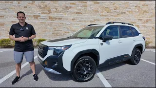 The 2026 Subaru Forester Wilderness is a BETTER compact SUV than a Honda CR-V Trailsport