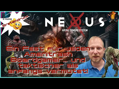Ersteindruck: NEXUS ARENA COMBAT SYSTEM - ein blutig-brutales Fest für jeden Ameritrash Boardgamer