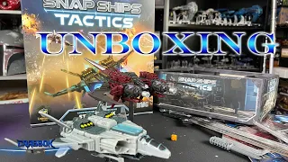 Snap Ships Tactics - Core Set Unboxing - Kickstarter Deluxe Edition@