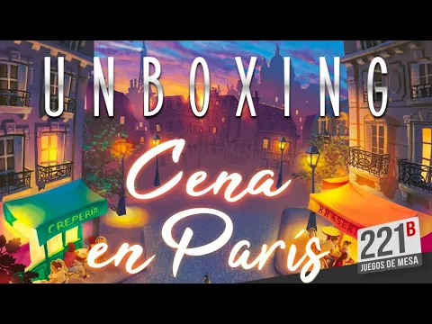 Cena en París | Unboxing | Juego de mesa Maldito Games