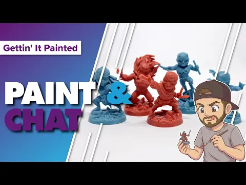 Marvel United Miniature Painting Live Stream and Chat
