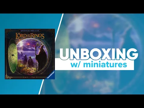 The Lord of the Rings Adventure Book Game Unboxing