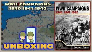 WWII Campaigns 1940 1941 1942 Unboxing