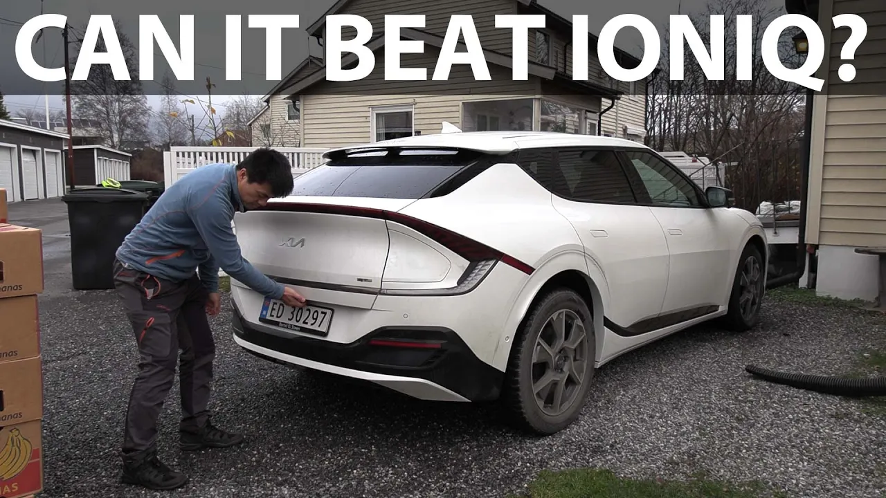 Kia EV6 banana box test