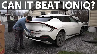 Kia EV6 banana box test