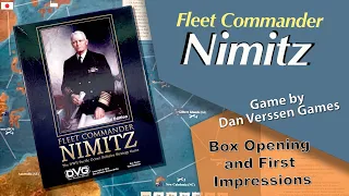 DVG Games: Fleet Commander Nimitz - A Quick Look Inside the Box