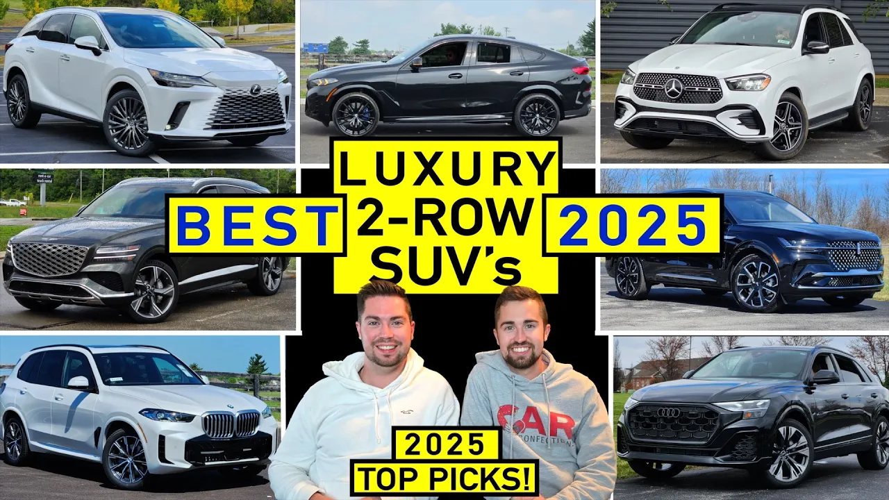 BEST 2-Row Luxury Midsize SUVs for 2025 -- Our Expert RANKING After Reviewing ALL of Them!