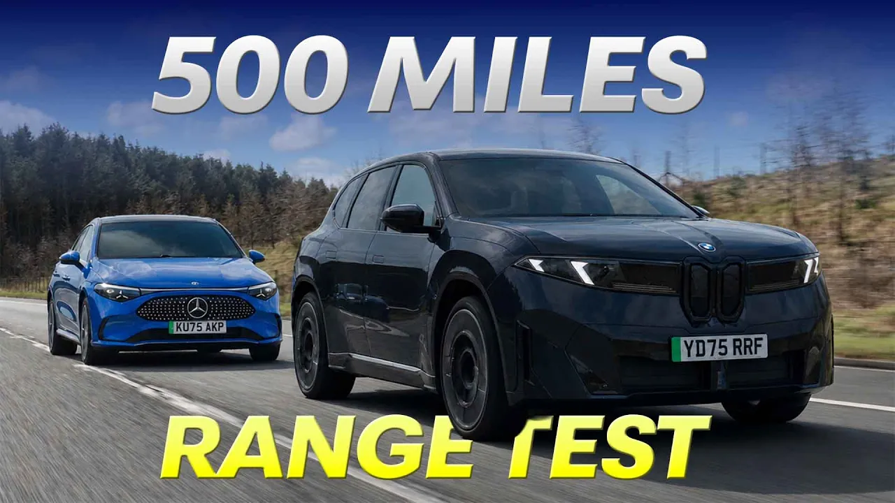 Can These EVs go FIVE HUNDRED MILES?: BMW IX3 Vs Mercedes CLA Range Test