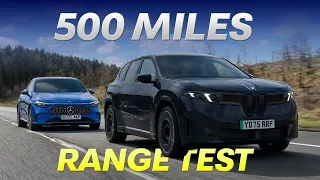 Can These EVs go FIVE HUNDRED MILES?: BMW IX3 Vs Mercedes CLA Range Test