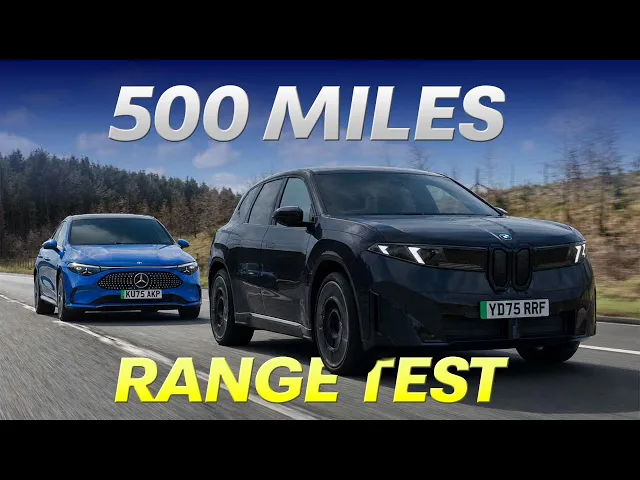 Can These EVs go FIVE HUNDRED MILES?: BMW IX3 Vs Mercedes CLA Range Test