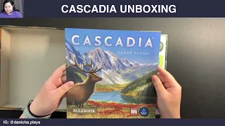 Cascadia Board Game Unboxing