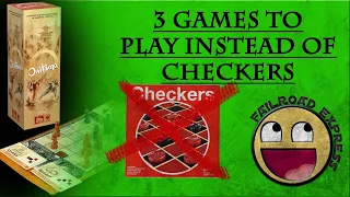 3 Games to Play instead of Checkers