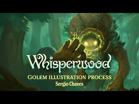 Whisperwood: Sergio Chaves Draws an EARTH GOLEM!