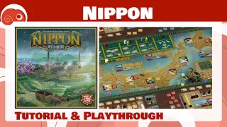 Nippon - 2p - Tutorial e partita completa con discussione finale