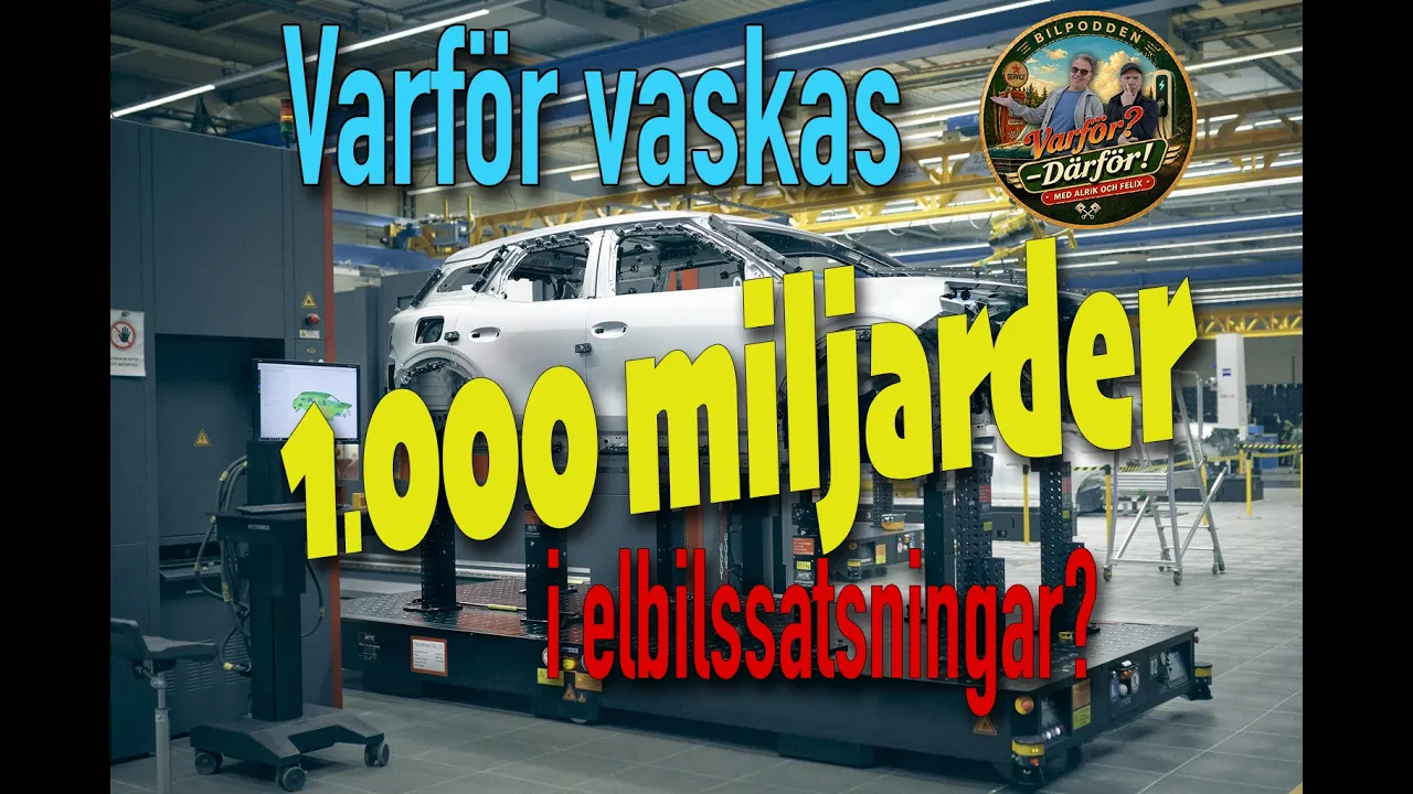 1000 miljarder vaskade i elbilssatsningar! Biljättarnas fiaskon. Varför?