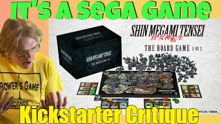 SHIN MEGAMI TENSEI - THE BOARD GAME- VIDEO GAME MINIS! =O -Kickstarter Critique Review