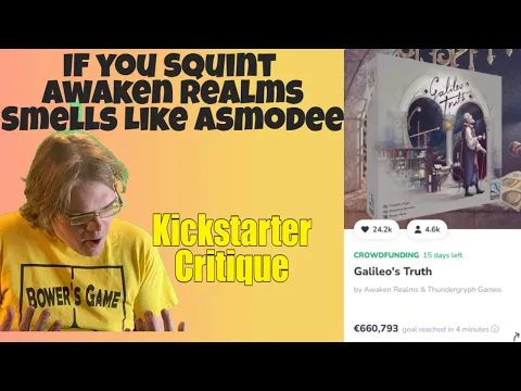 Galileo's Truth (A-) Awaken Realms AKA Gamefound buys another Euro - Kickstarter Critique Review
