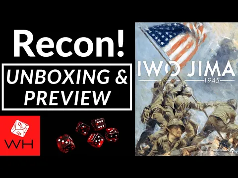 Recon! Iwo Jima 1945 | Solitaire | WW2 | Unboxing