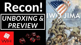Recon! Iwo Jima 1945 | Solitaire | WW2 | Unboxing