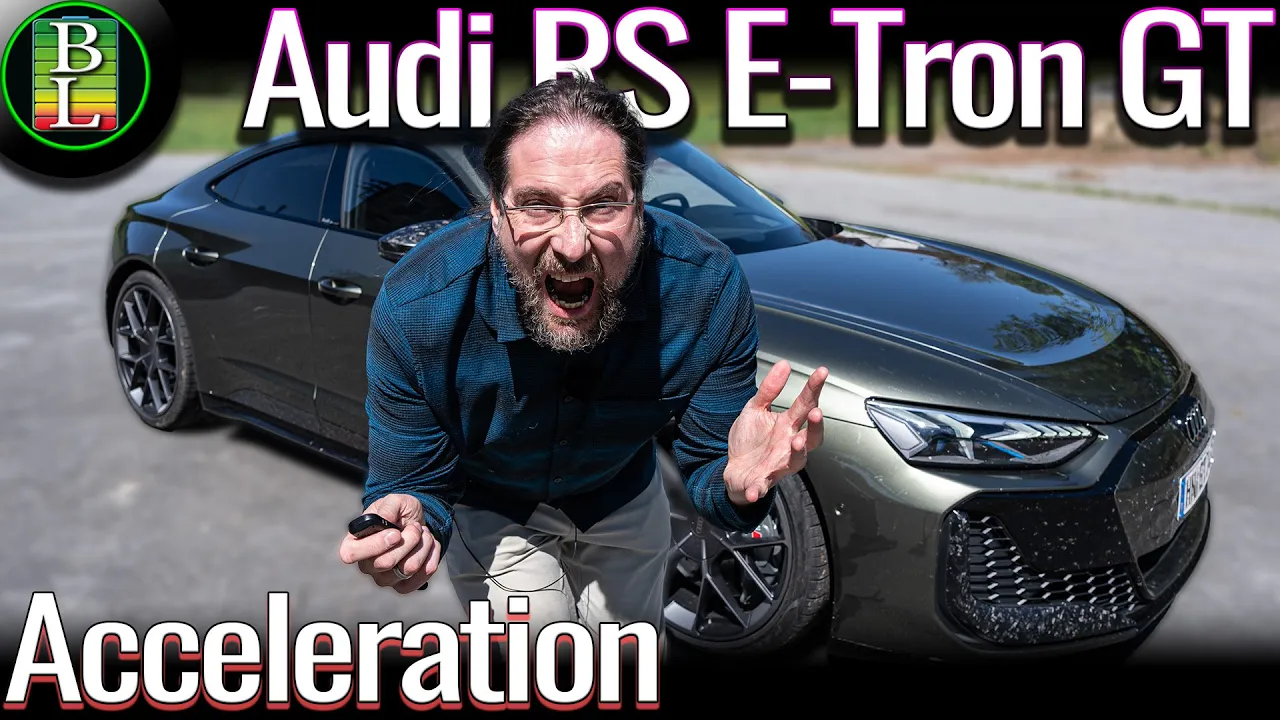 Audio RS E-Tron GT Performance - Acceleration 0-100 and 60-200 km/h