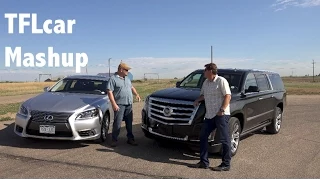 2015 Cadillac Escalade vs Lexus LS460 Mashup Review: Beauty vs Brawn